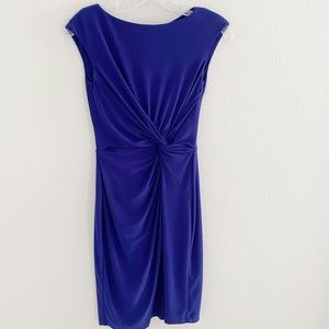 Ralph Lauren Royal Blue Dress With Boat Neck, SZ2P